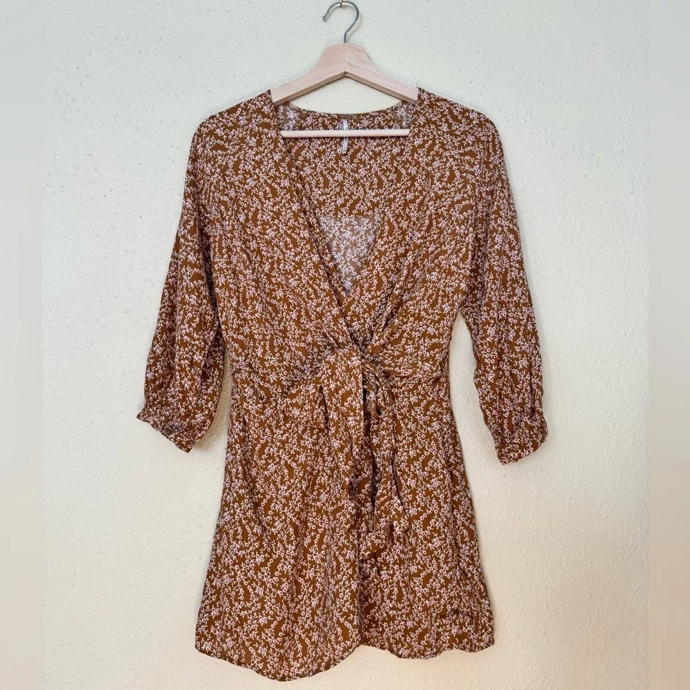 Free People | Clara Floral Print Tunic Dress Blouse - Size XS